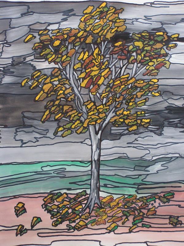 Herbst, 1987, Tempera-Karton, 45x48.jpg